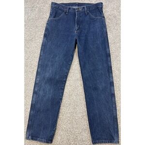 Rustler Jeans Men's 32x30 Blue Denim Straight Leg Workwear Casual